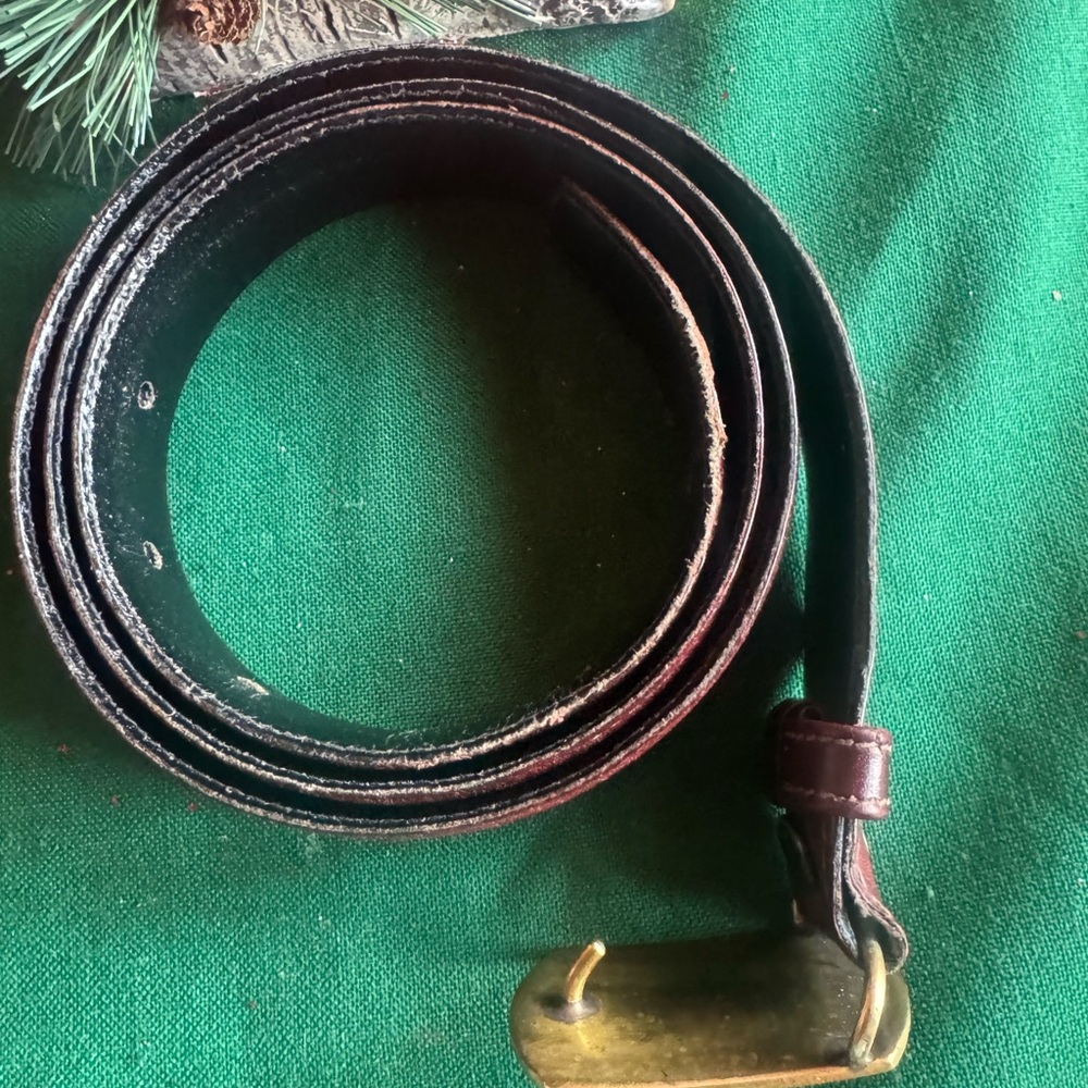Brown Leather Belt
